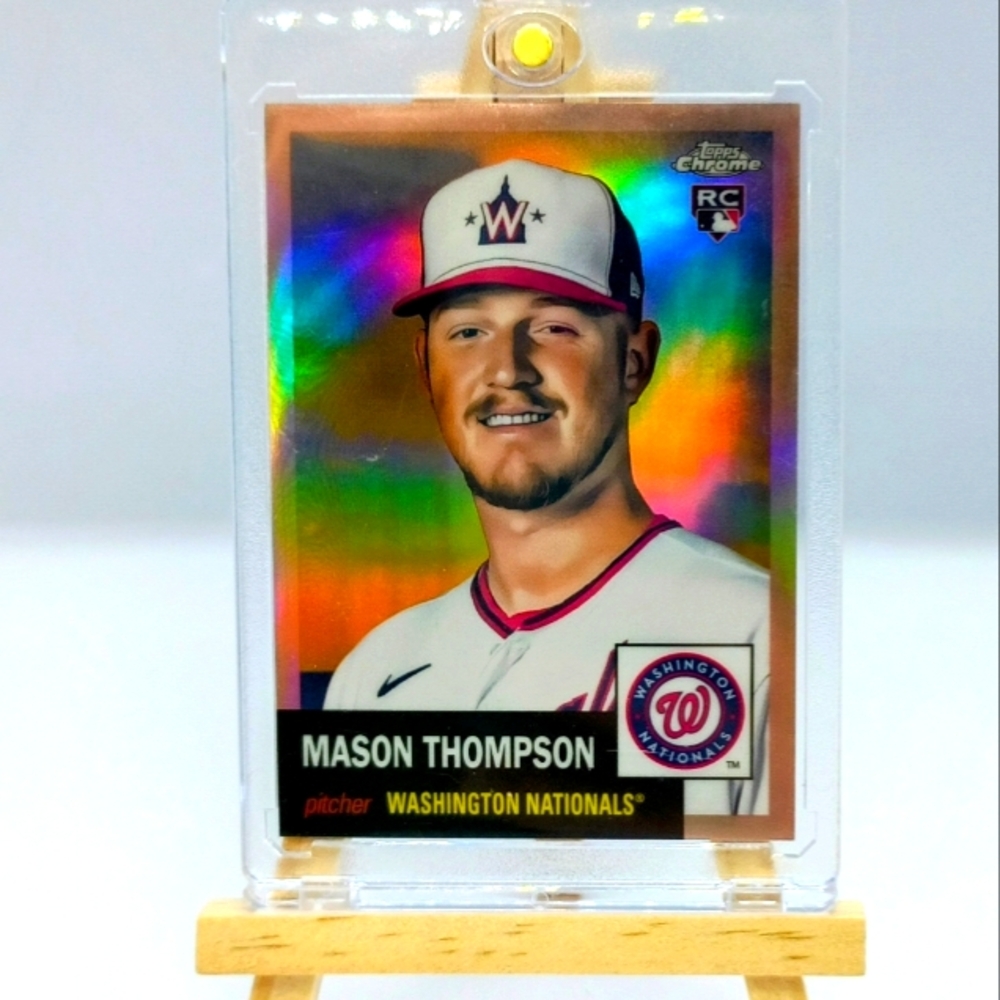 SSP 49/75 Mason Thompson RC  #295 Topps Chrome Plat. Rose Gold Refractor